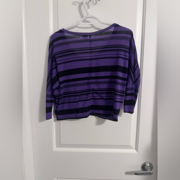 Purple/Black Crop Top - Picture 3 of 7